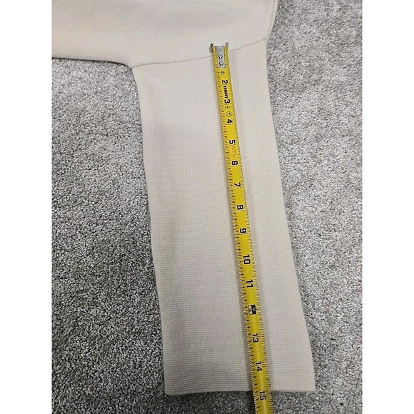 The Cashmere Project 100% Cashmere Cardigan Sweater Pockets Cream Women’s Size M - Picture 8 of 9